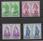 Belgische postzegels - 737/740 (paartjes), Postzegels en Munten, Verzenden, Postfris