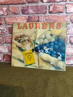 Tôle publicitaire Laurens tabac, Collections, Enlèvement ou Envoi