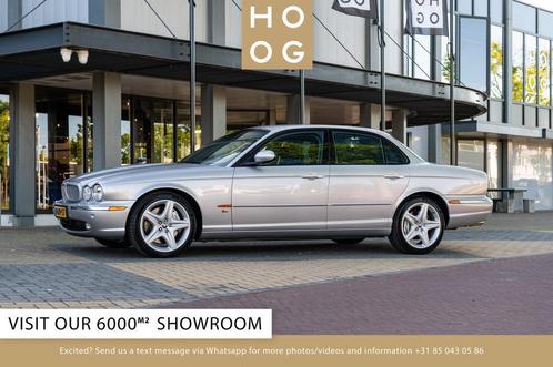 Jaguar XJR 4.2 V8 S/C (bj 2003, automaat), Auto's, Jaguar, Bedrijf, Te koop, XJ, Lederen bekleding, Benzine, Euro 3, Berline, 4 deurs