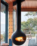 Unieke design haard Focus bathyscafocus houtkachel, Tuin en Terras, Ophalen of Verzenden, Zo goed als nieuw