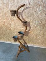 Vintage rotan plantenstaander, Ophalen, Gebruikt, X, X