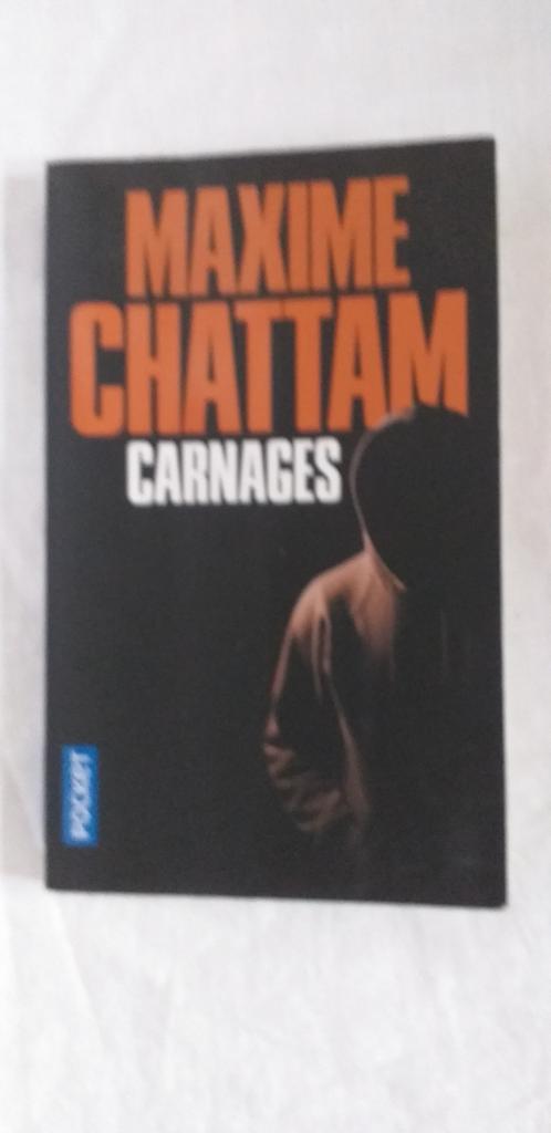carnages maxime chattam, Livres, Thrillers, Utilisé, Belgique, Enlèvement ou Envoi