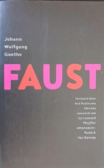 GOETHE. Faust, een tragedie. beschikbaar voor biedingen