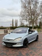 Peugeot 206cc cabriolet 1.6i / automaat! / airco!, 4 zetels, Zwart, Cabriolet, Leder