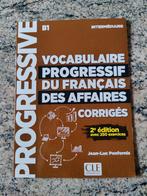 Frans boek Hogeschool Artevelde: Vocabulaire progressif, Boeken, Ophalen of Verzenden, Zo goed als nieuw, Frans