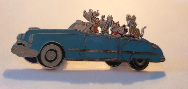 épinglette Walt Disney 'BLUE CADILLAC',  épingle #5176j,2001, Collections, Disney, Neuf, Envoi