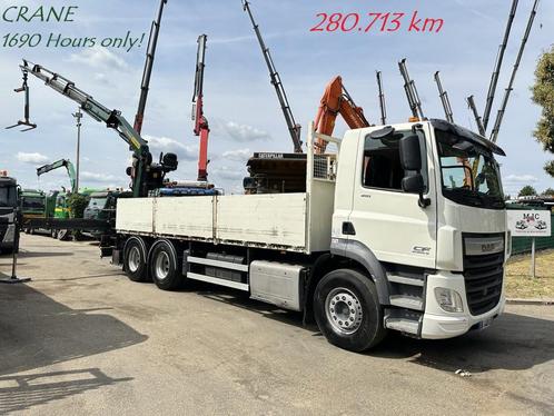 DAF CF 410 6x4 + KRAAN PALFINGER PK16002 C (4x) + ROTATOR (B, Auto's, Vrachtwagens, Bedrijf, ABS, Airconditioning, Centrale vergrendeling