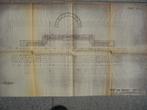plan original du monument du CONGO Léopold II Luluabourg Kan, Antiquités & Art, Antiquités | Livres & Manuscrits, Enlèvement ou Envoi