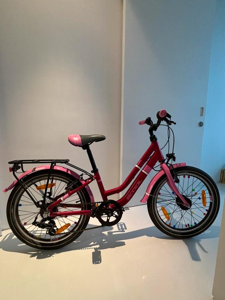 S’cool Chix meisjesfiets 20 inch nieuwstaat te koop, Fietsen en Brommers, Fietsen | Meisjes, Zo goed als nieuw, 20 inch, Versnellingen