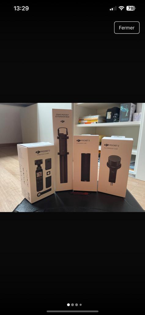 Caméra stabilisée Osmo Pocket 2 - équipements complets !!, Audio, Tv en Foto, Videocamera's Digitaal, Nieuw, Camera, Ophalen