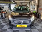 Dacia Dokker 1.6i benz. bj. 2014 108000km 5-zitplaatsen, Euro 5, Gebruikt, Zwart, 4 cilinders