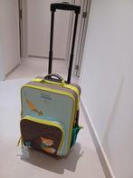 Blauwe reiskoffer (handbagage) kind in zeer goede staat, Bijoux, Sacs & Beauté, Valises, Comme neuf, Enlèvement