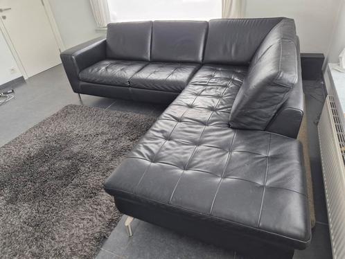 Lederen hoeksalon Natuzzi, Huis en Inrichting, Zetels | Complete zithoeken, Ophalen