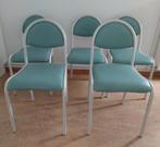 5 keukenstoelen (12 EUR/stoel), Ophalen, Gebruikt, Metaal, Vijf, Zes of meer stoelen