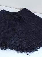 Zwarte poncho Maat 146/152, Ophalen of Verzenden, Zo goed als nieuw, Meisje, Trui of Vest