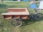 Antiek bakfiets, Ophalen, Gebruikt