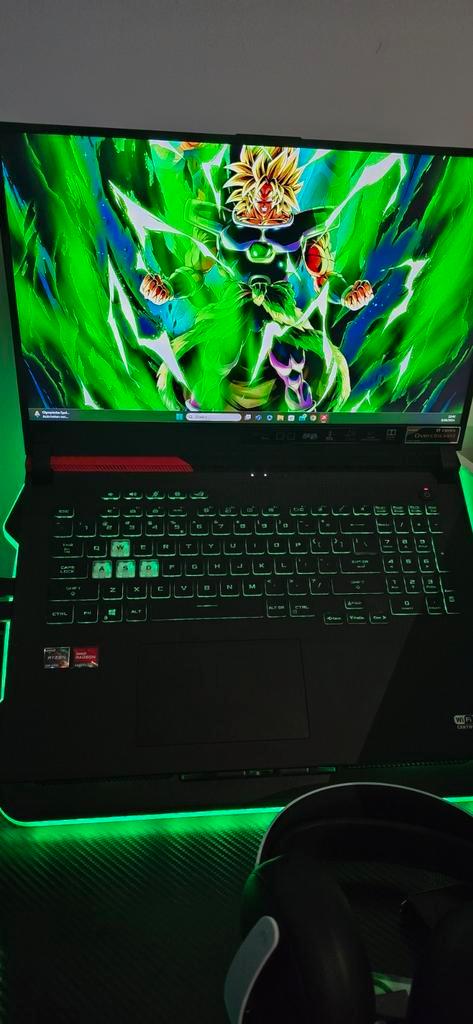 Asus rog strix g17 gaming laptop 6800m gpu r9 cpu, Informatique & Logiciels, Ordinateurs portables Windows, Comme neuf, Gaming