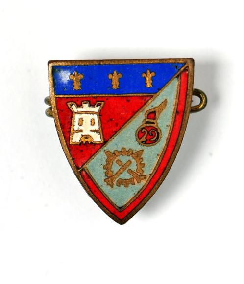 29e Bataljon Ordonnance - Borsthanger - ZELDZAAM!!!, Verzamelen, Militaria | Algemeen, Landmacht, Embleem of Badge, Verzenden