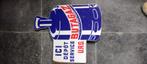 Emaille reclamebord Butagaz. Tweezijdig. 60cm hoogte., Ophalen, Reclamebord