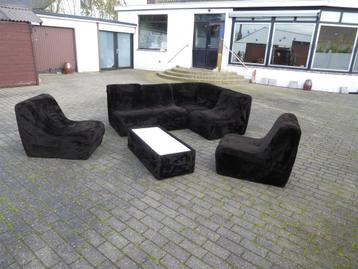 RETRO PLUCHE TEDDY ZITHOEK SALON VINTAGE 1970s beschikbaar voor biedingen