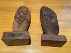 BEELDJES AFRICA 2 STUKS, Antiek en Kunst, Ophalen of Verzenden