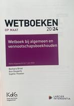 Wetboek bij algemeen en vennootschapsboekhouden, Boeken, Studieboeken en Cursussen, Ophalen, Nieuw, Hogeschool