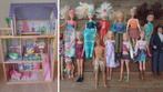 Poppenhuis kidcraft  + 16 barbies + toebehoren, Kinderen en Baby's, Ophalen of Verzenden, Gebruikt, Poppenhuis