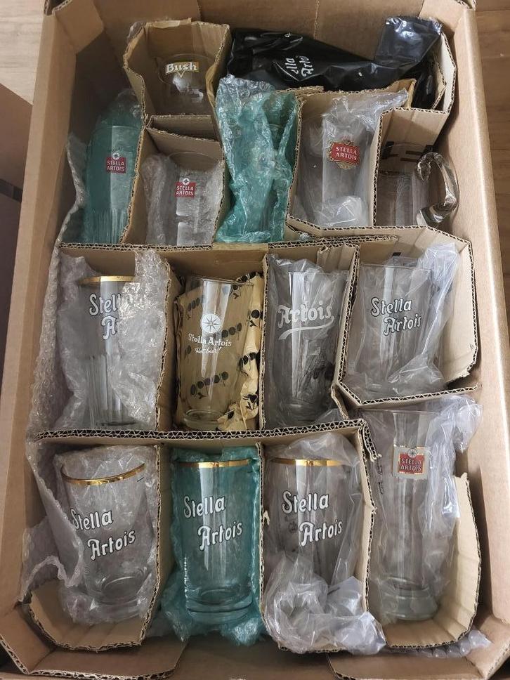 Stella Artois glazen allerlei, Verzamelen, Biermerken, Zo goed als nieuw, Glas of Glazen, Stella Artois, Ophalen of Verzenden