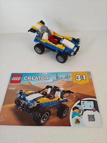 Lego 3in1 Dune Buggy 31087 (100% compleet met doos), Enlèvement ou Envoi, Comme neuf, Ensemble complet, Lego