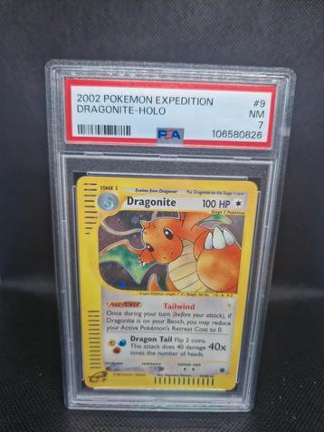 Dragonite Holo Expedition PSA 7 beschikbaar voor biedingen