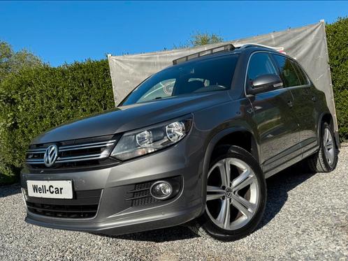 Vw Tiguan 1.4Tsi Euro6b R-LINE Leder... 1 jaar garantie!, Auto's, Volkswagen, Bedrijf, Te koop, Tiguan, ABS, Achteruitrijcamera