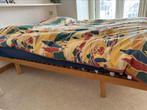 Bedkader met lattenbodem 160-200cm, Ophalen, Hout