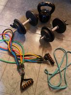 Lot d’articles de musculation home gym, Sport en Fitness, Ophalen, Zo goed als nieuw, Kettlebell