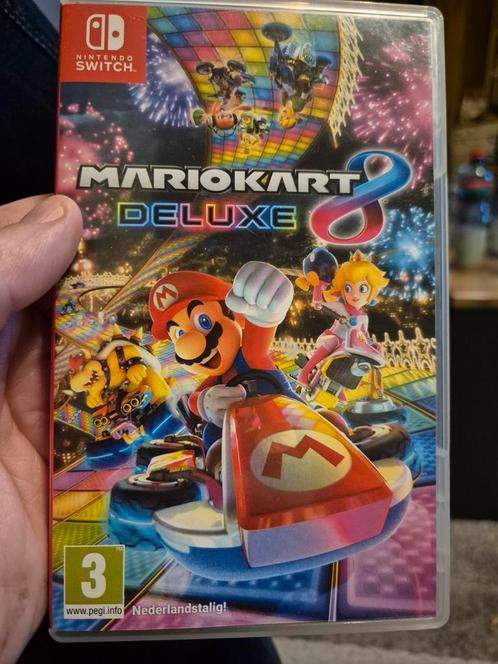 Mario Kart 8 Deluxe, Games en Spelcomputers, Games | Nintendo Switch, Zo goed als nieuw, Racen en Vliegen, Vanaf 3 jaar, Online