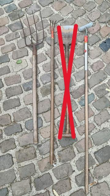 Diverse hand tuin gereedschappen vanaf 2 euro beschikbaar voor biedingen