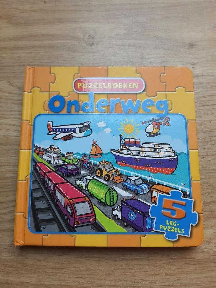 4 puzzelboeken (Samson, Onderweg, Roodkapje, Het kasteel), Kinderen en Baby's, Speelgoed | Kinderpuzzels, Zo goed als nieuw, 6 maanden tot 2 jaar