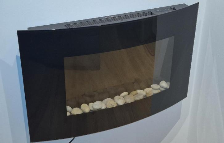 Elektrische wandhaard Delémont, Huis en Inrichting, Haarden, Zo goed als nieuw, Elektrische haard, Ophalen