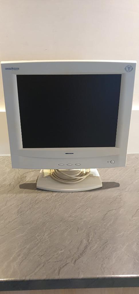 PC scherm - Medion 15 inch, Informatique & Logiciels, Moniteurs, Comme neuf, 60 Hz ou moins, VGA, Connexion casque, Réglable en hauteur