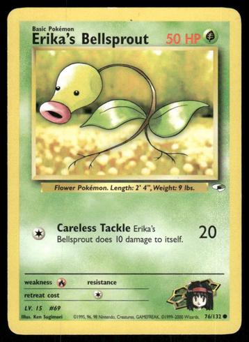 Erika's Bellsprout 76/132 - Gym Heroes beschikbaar voor biedingen