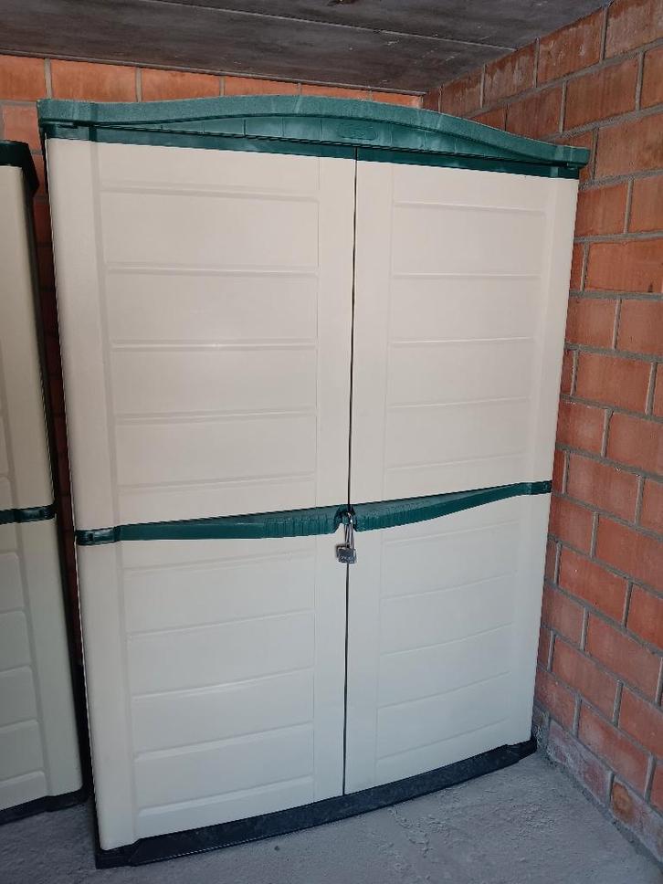 2 KETER TUINKASTEN, Jardin & Terrasse, Stockage & Armoires de jardin, Utilisé, Synthétique, Enlèvement