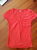 WE : koraal rood t-shirt , maat S, Comme neuf, Manches courtes, Taille 36 (S), Rouge