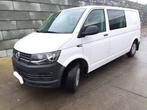 Volkswagen transporter Dubbelcabine 2.0D Bj 2019 215000km, Auto's, Volkswagen, Wit, Bedrijf, Dealer onderhouden