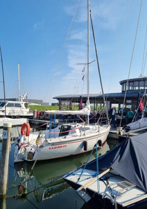 Clever 23 voet zeilboot te koop, Watersport en Boten, Kajuitzeilboten en Zeiljachten, Gebruikt, Tourjacht of Cruiser, Polyester