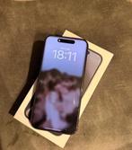 Iphone 15 pro - nieuwstaat + 2 hoesjes, Télécoms, Téléphonie mobile | Apple iPhone, 128 GB, Comme neuf, Enlèvement, Sans abonnement