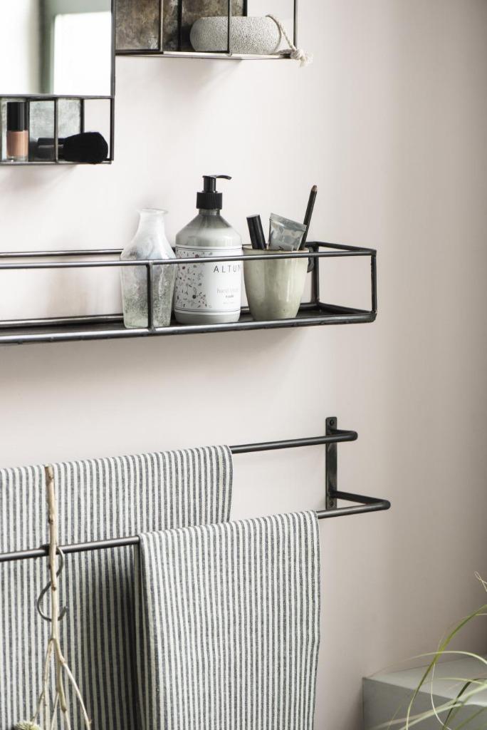 Wandplank / Wandrek Zwart 73 cm Ib Laursen Brooklyn, Huis en Inrichting, Woonaccessoires | Wandplanken en Boekenplanken, Nieuw