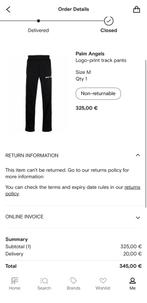 PALM ANGELS TRACK PANTS, Kleding | Heren, Broeken en Pantalons, Maat 48/50 (M), Zwart, Palm angels, Ophalen of Verzenden