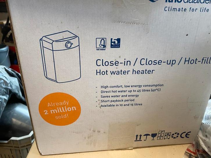 Nieuw CLOSE-IN DAALDEROP 10L 2200w TAPPROFIEL XXS, Doe-het-zelf en Bouw, Chauffageketels en Boilers, Zo goed als nieuw, Boiler
