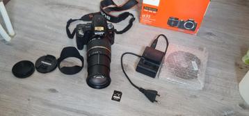 Sony alpha a33 bijna nieuwe met geheugenkaart en accessoires beschikbaar voor biedingen