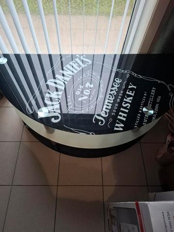 Table noir et blanc " JACK DANIELS ", Enlèvement, Utilisé