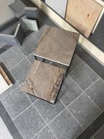 Bijzettafel set marmer natuursteen, Ophalen of Verzenden, Nieuw